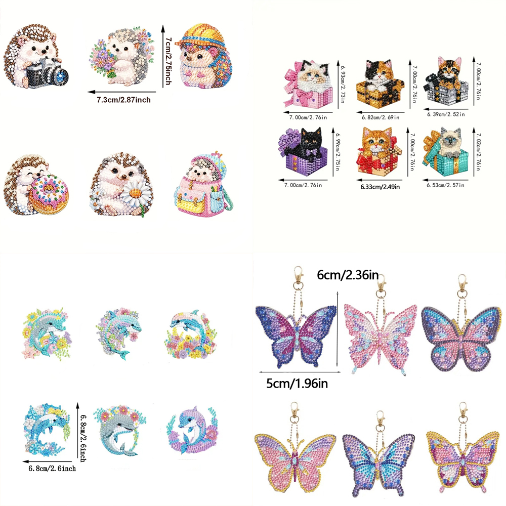 DIY Diamond Painting Keychains - Resin Craft For Beginners ulasan dan harga