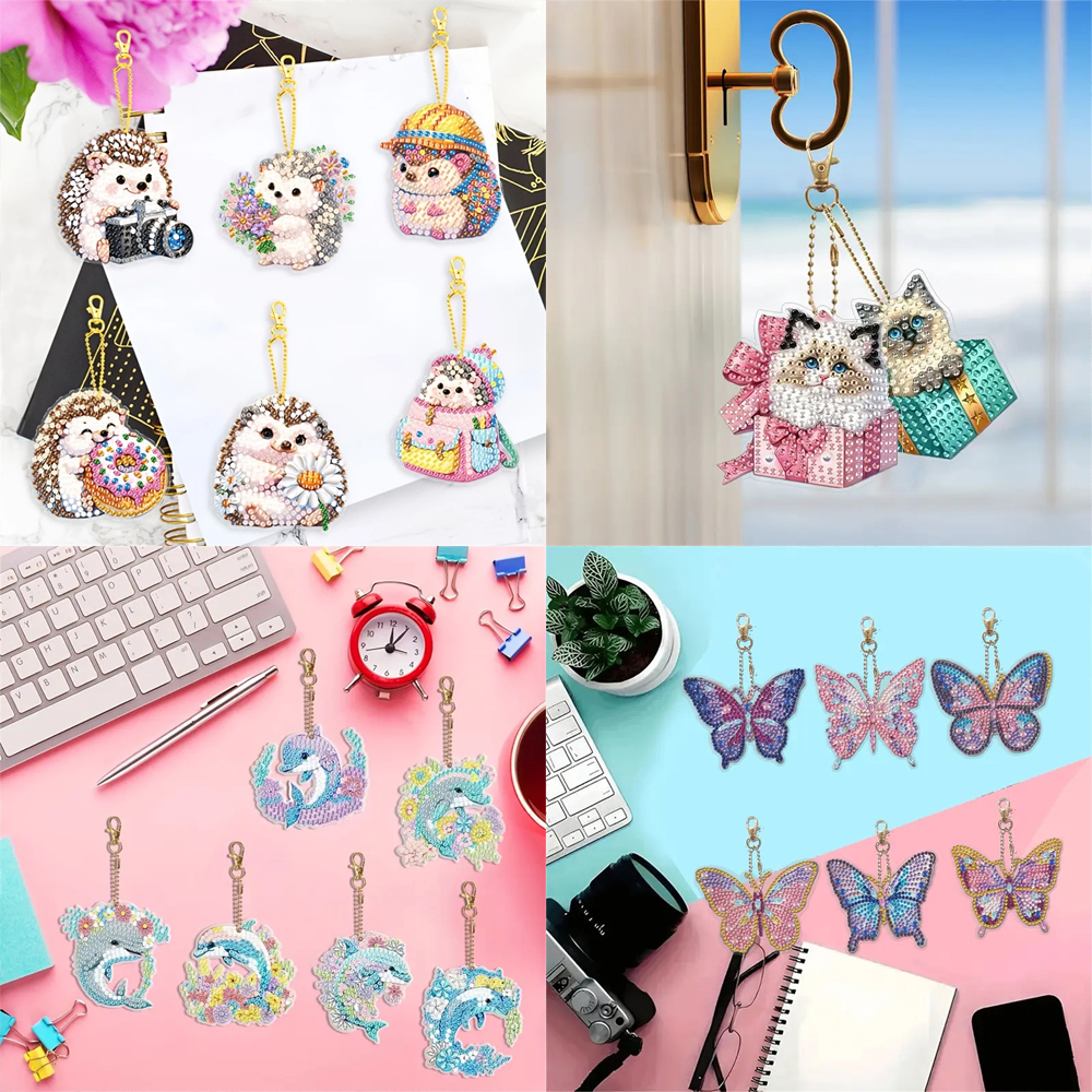 DIY Diamond Painting Keychains - Resin Craft For Beginners ulasan dan harga