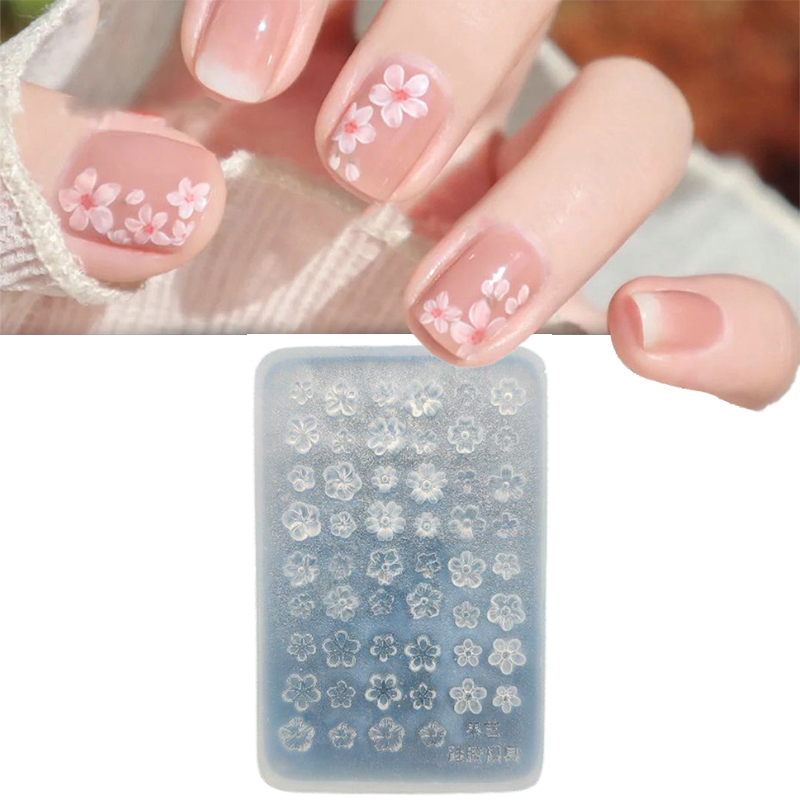 Pcs Silicone Nail Art Mold Flo - Resin Pigment Set ulasan dan harga