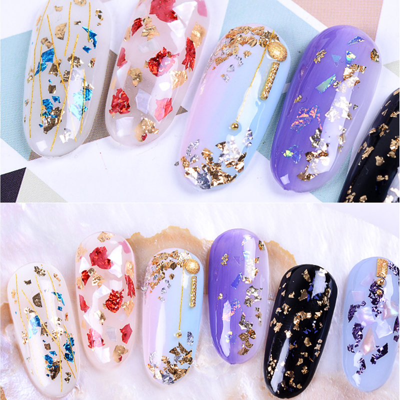 8x8.5cm Taiwan Imitation Gold  - Gold Foil Flakes ulasan dan harga