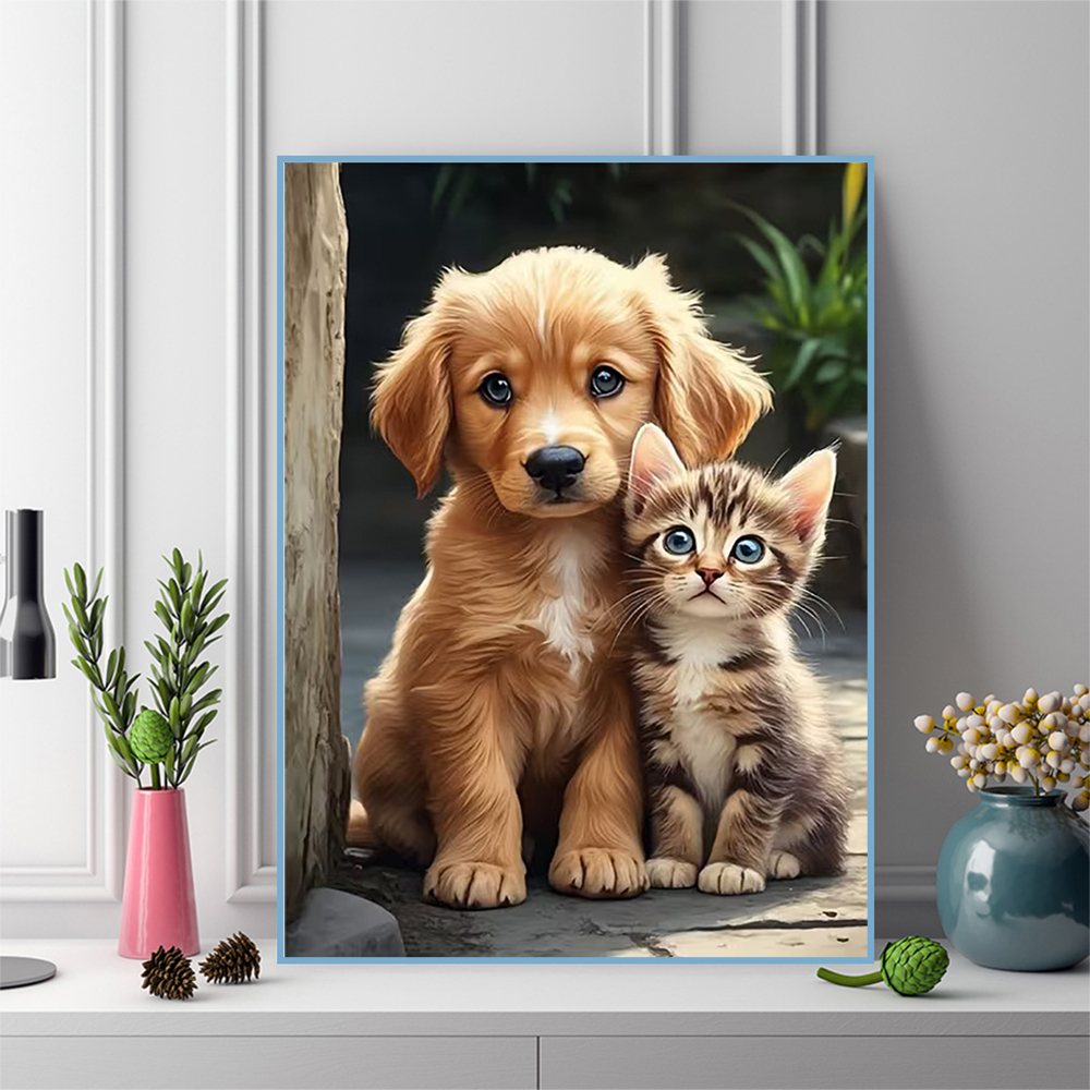 Momoart Diamond Embroidery Dog - Resin Craft For Beginners ulasan dan harga
