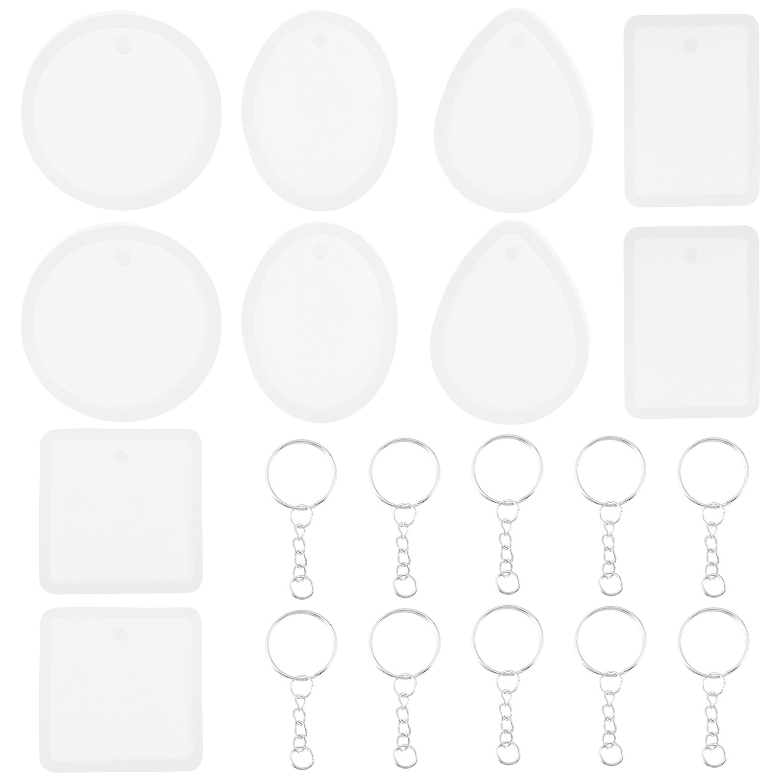 10pcs Pendant Mold Set Silicon - Resin Craft Kit ulasan dan harga