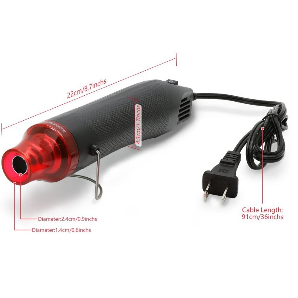 300W Hot Air Gun Portable Mini - Heat Gun Small ulasan dan harga