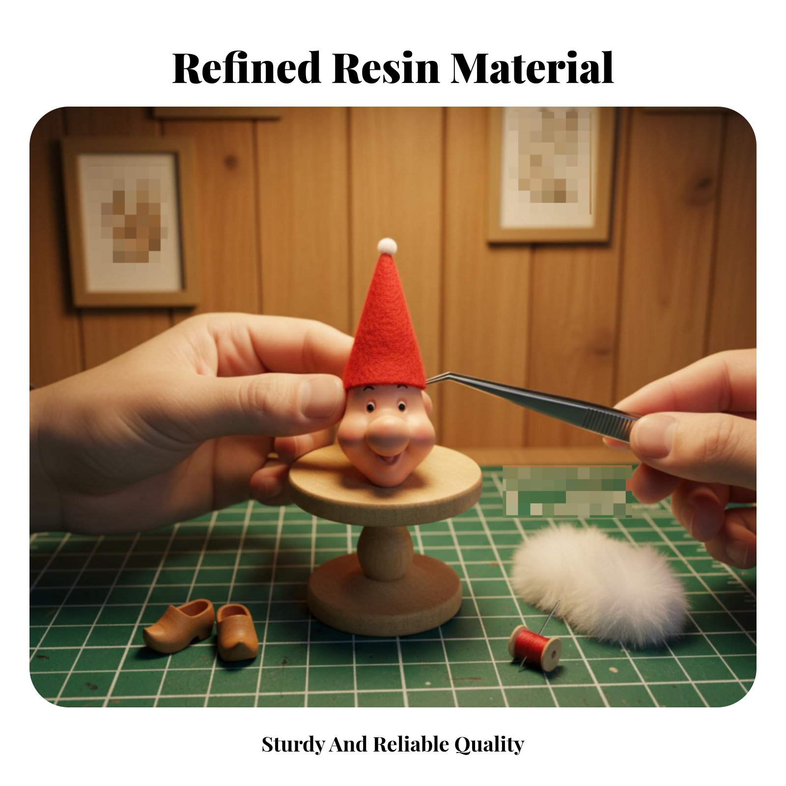 Resin Doll Face Cute Design El - Resin Craft Supplies ulasan dan harga